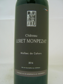 Chateau Leret Monpezat 2016 Malbec de Cahors, AOP Cahors, Rotwein trocken, 0,75l